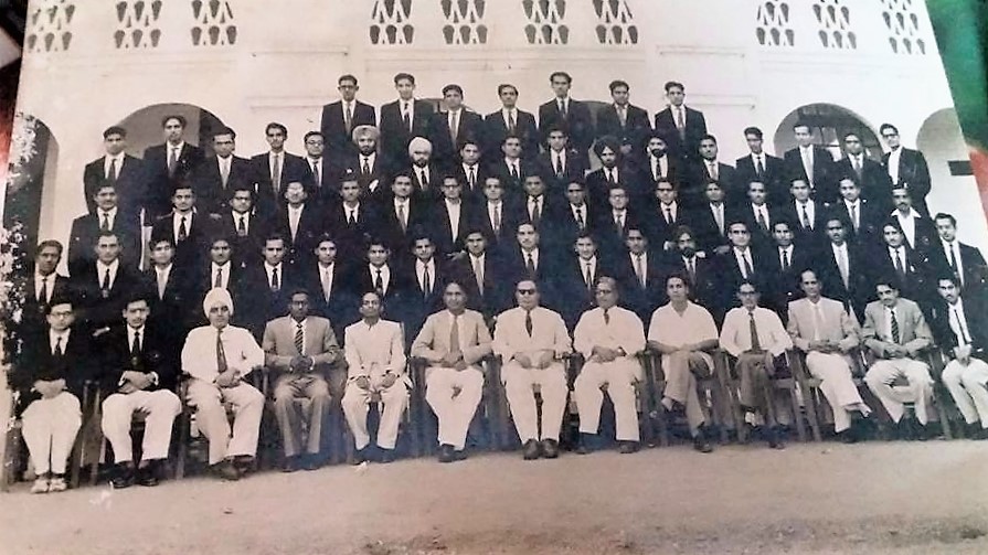 Dr. Vachhani with his 1959 batch